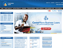 Tablet Screenshot of centenarybank.co.ug